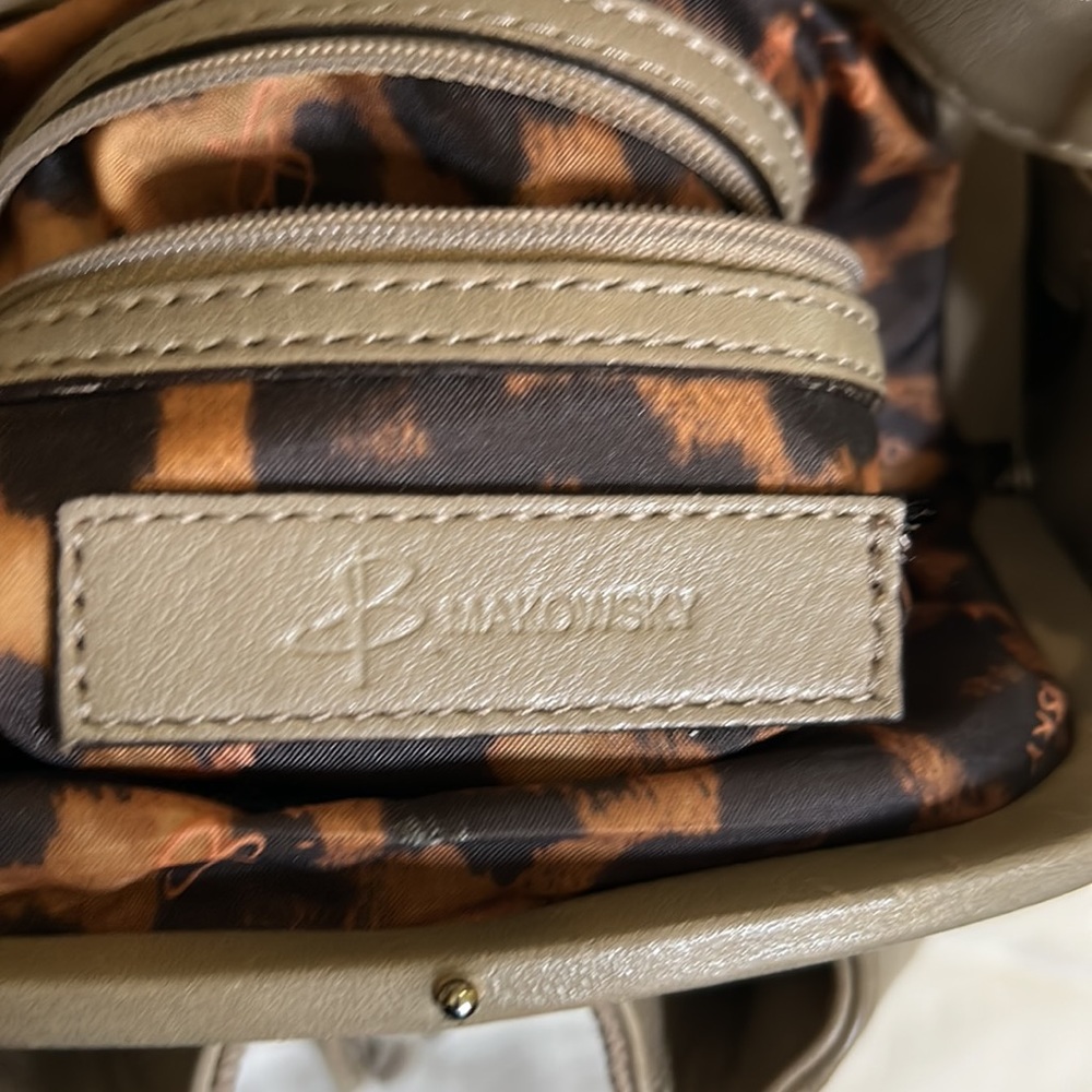 B. Makowsky Vintaged Drawstring Bag! - image 2